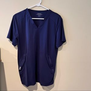 Comenii navy blue scrub top - barely worn